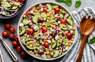 Mediterranean Chickpea Salad – The Keep At House Chef