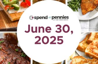 Weekly Meal Plan June 30, 2025