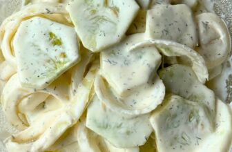 Cucumbers in Vinegar and Creamed Cucumbers