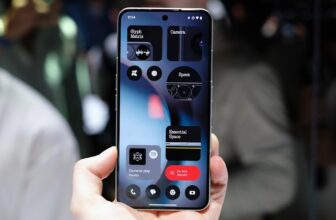 A tiny, playful dot-matrix display screen within the firm’s most costly cellphone but