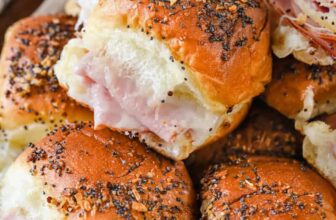 Baked Ham and Cheese Sliders