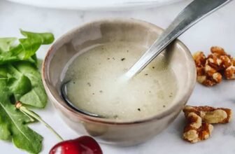 Arugula Salad Dressing (Simply 3 Components!)