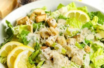 Caesar Salad (Traditional Selfmade Dressing)